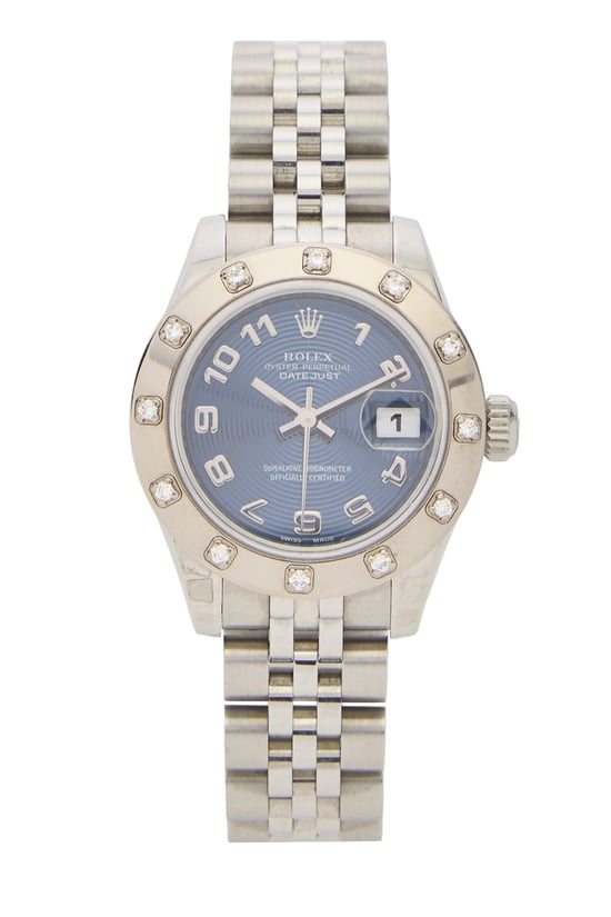 Datejust Blue Centric Diamond Bezel 179160 26mm