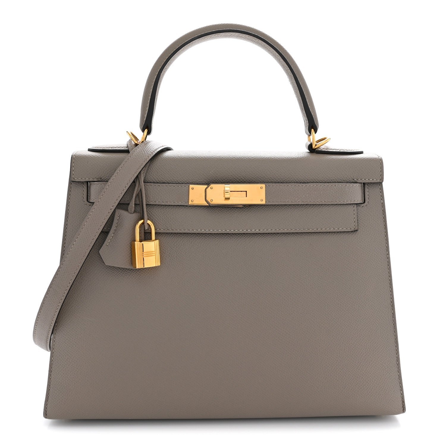 Hermes Epsom Kelly Sellier 28 Gris Asphalte
