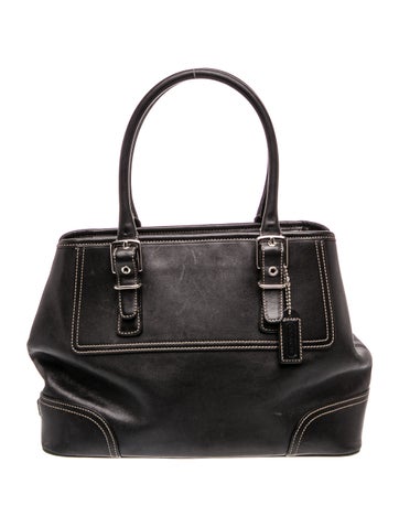 Leather Top Handle Bag