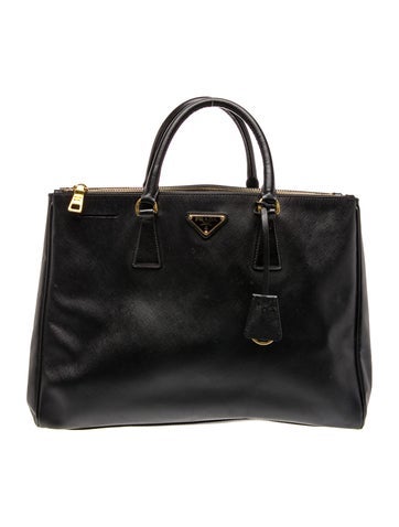 Saffiano Leather Galleria Double Zip Large