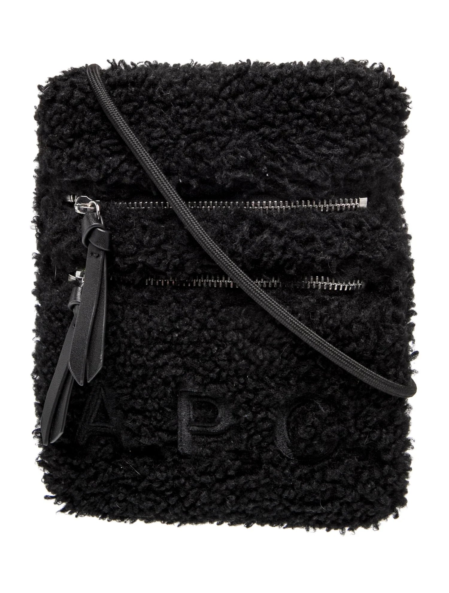 A.P.C. Shearling Crossbody Bag