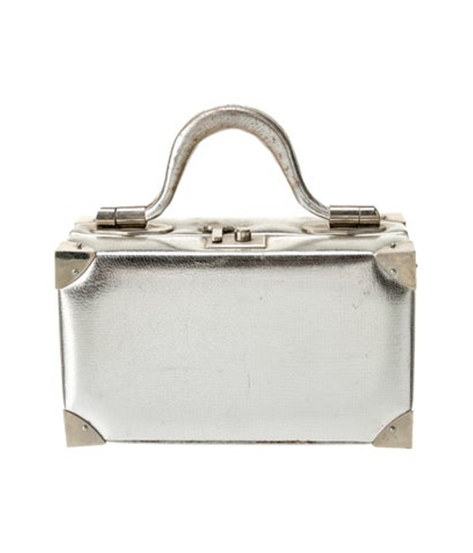 Judith Leiber Leiber Leather Top Handle Bag