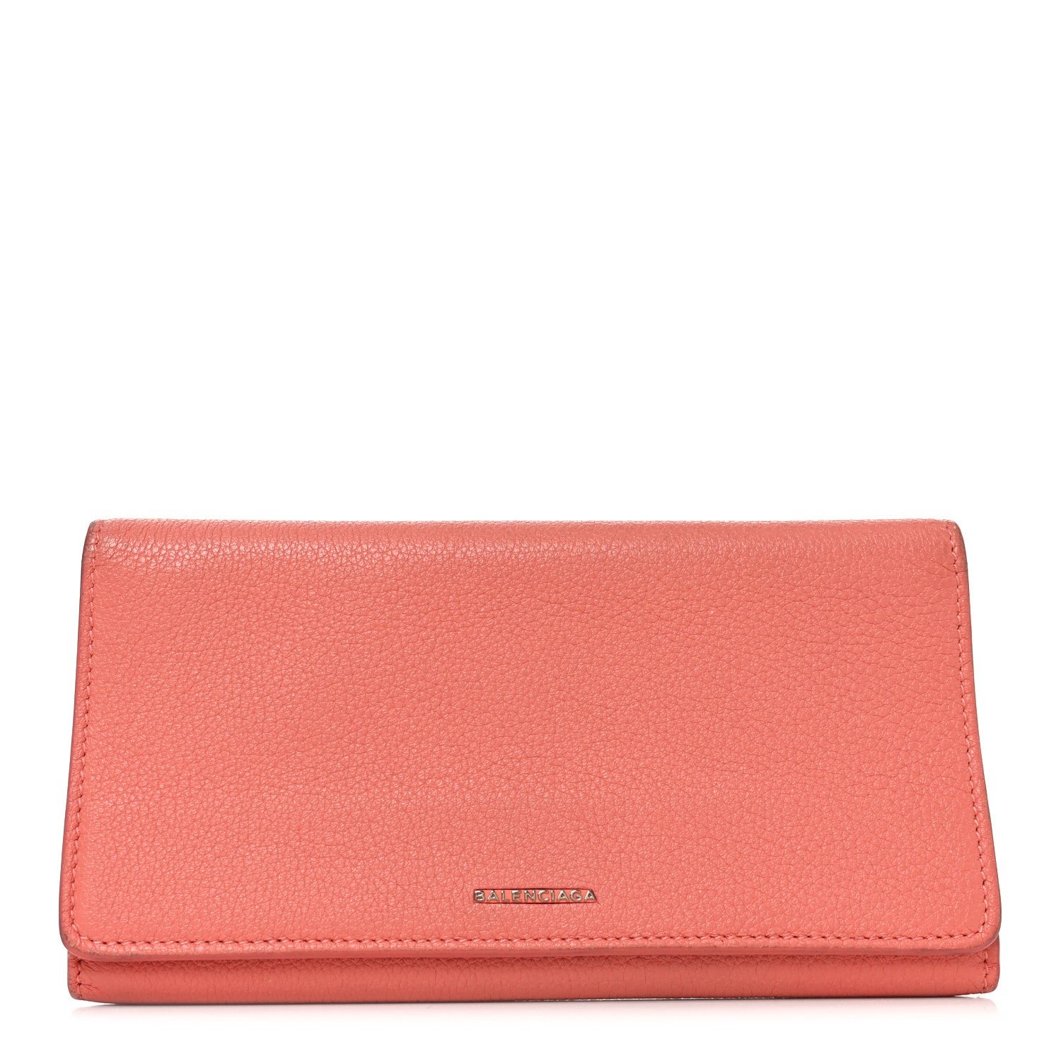 Balenciaga Balenciaga Grained Calfskin Essential Money Wallet Rose Jaipur