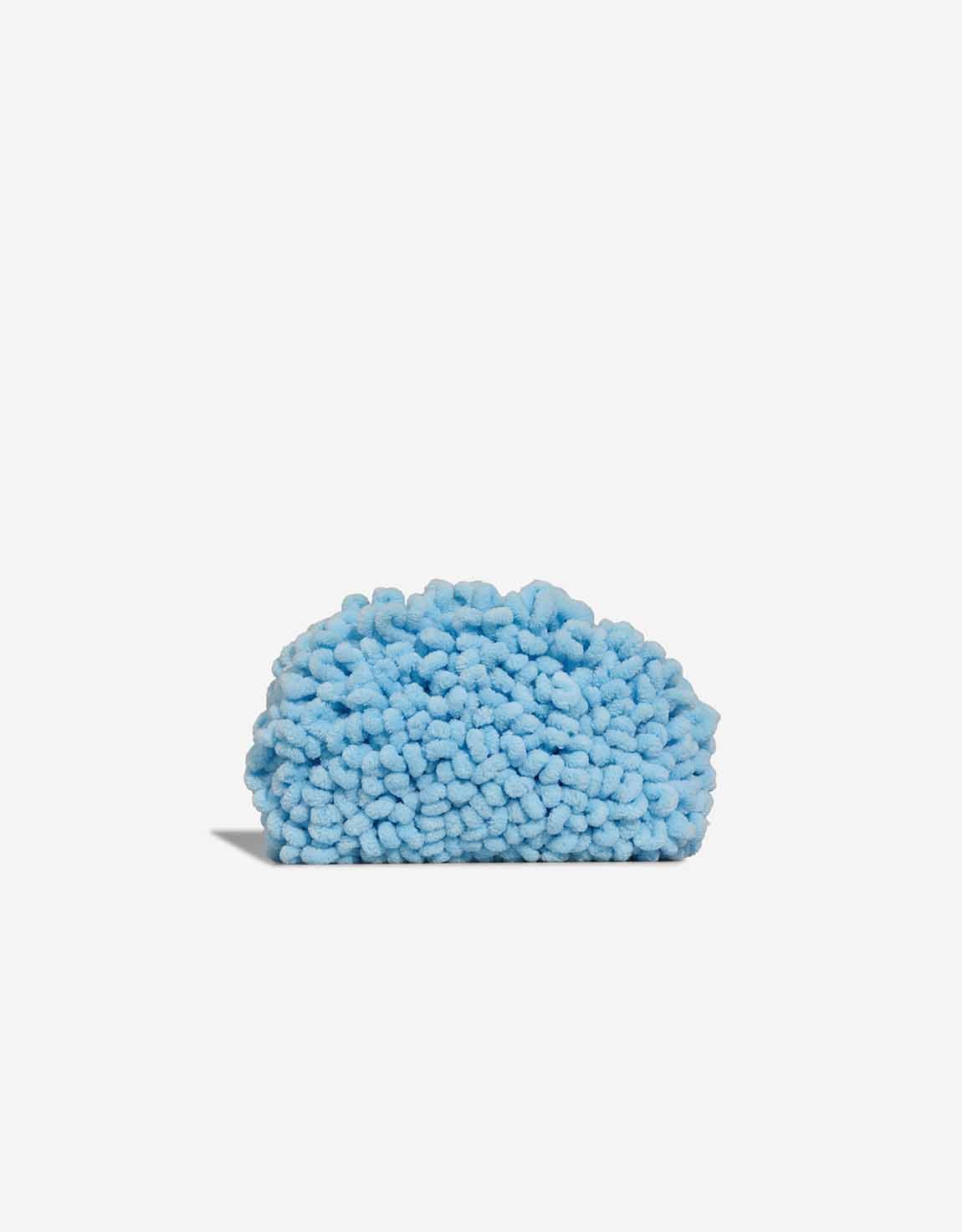 Bottega Veneta 
		Pouch Medium Chenille Blue    