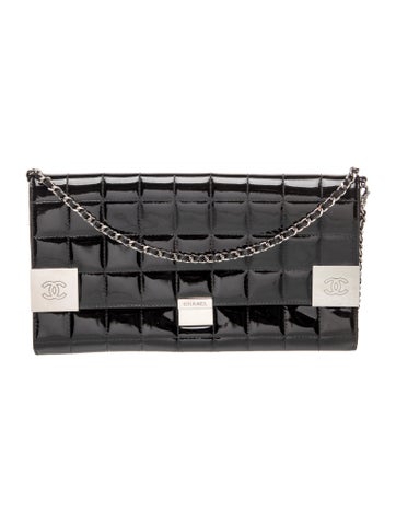 Chocolate Bar Clutch w/ Chain