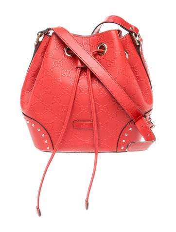 Leather Bucket Bag
