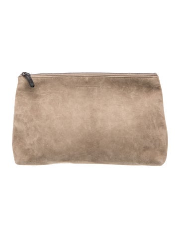 Suede Clutch