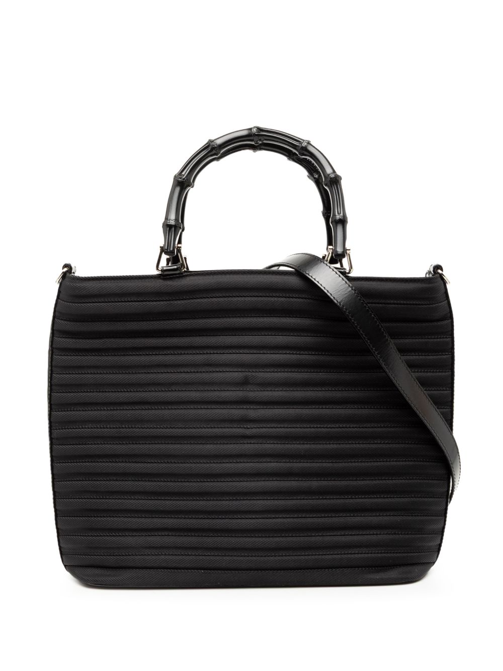 20th Century Nylon Bamboo satchel