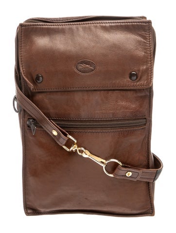 Longchamp Leather Suitcase Vintage