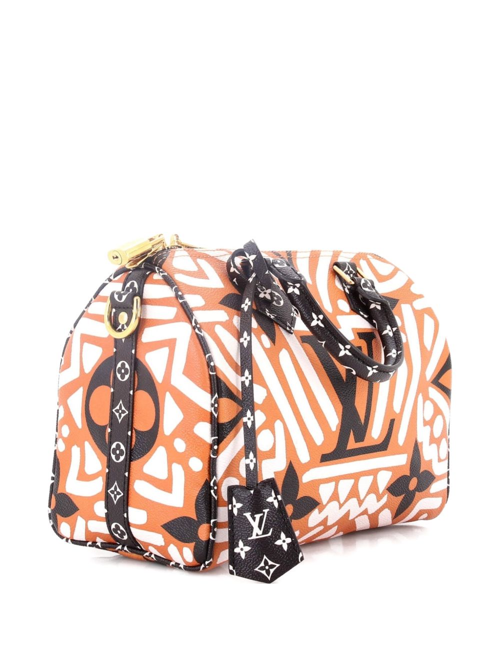 Louis Vuitton Speedy Bandouliere Bag Limited Edition Crafty Monogram Giant 25 satchel