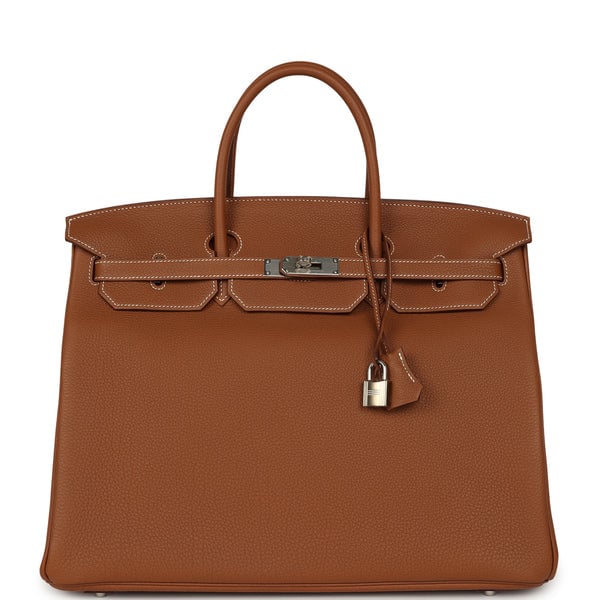 Hermes Birkin 40 Gold Togo Palladium Hardware