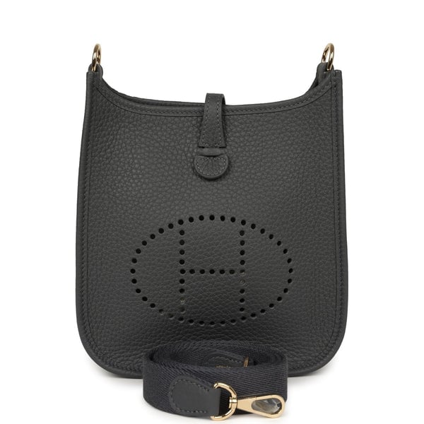 Hermes Evelyne TPM Gris Misty Clemence Permabrass Hardware