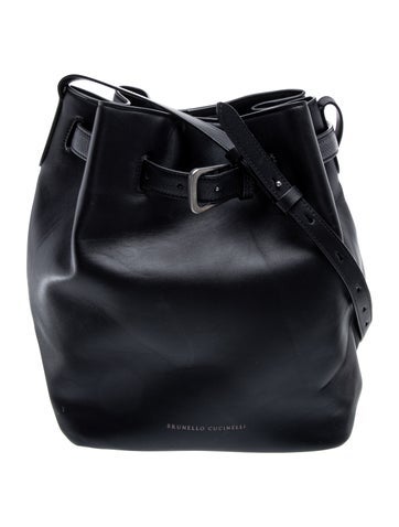 Leather Bucket Bag