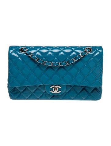 Chanel Classic Patent Medium Double Flap Bag