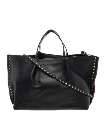 Valentino Rockstud Top Handle Bag