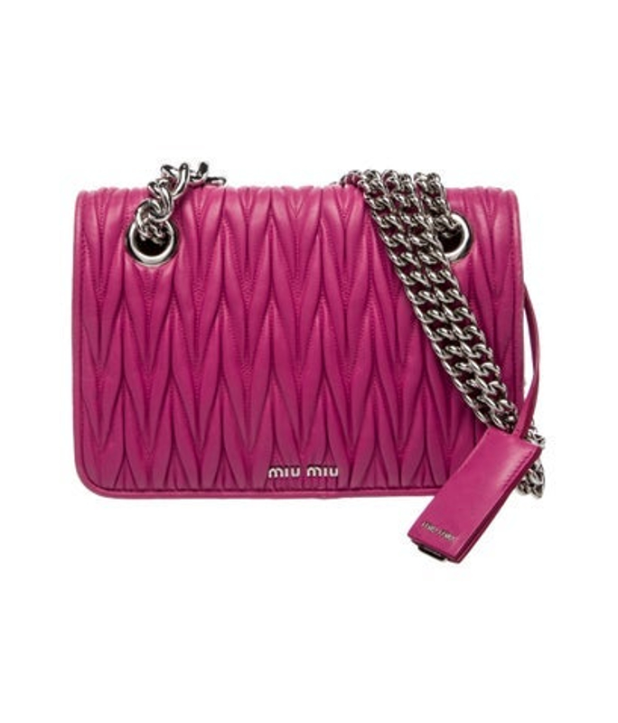 Miu Miu Miu Leather Shoulder Bag