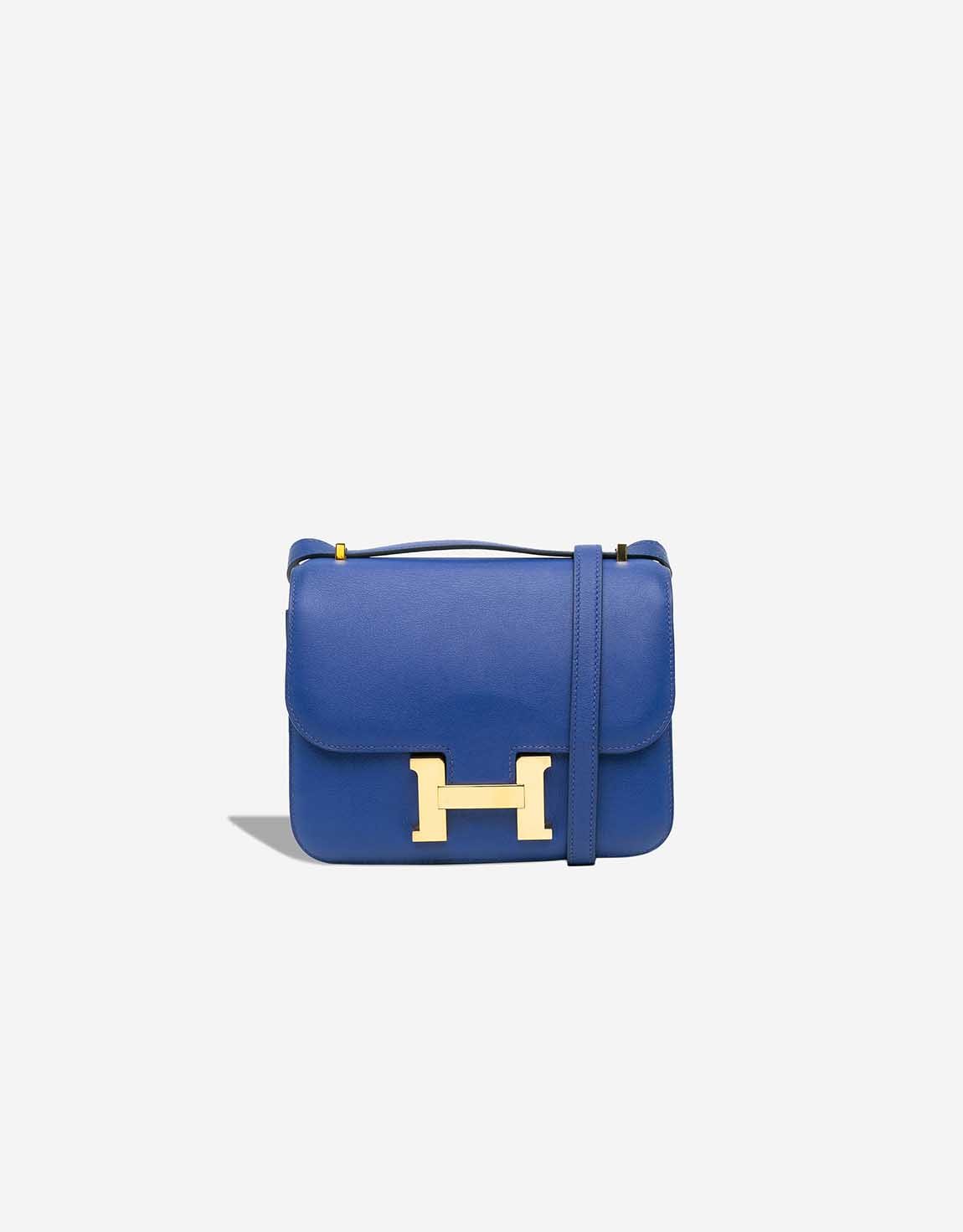 Hermes 
		Constance 18 Swift Bleu Électrique    