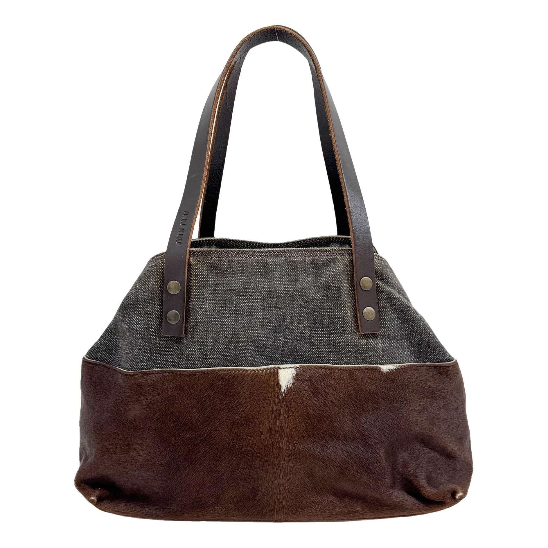 Aventure pony-style calfskin tote