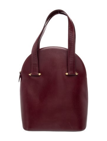 Cartier Leather Top Handle Bag