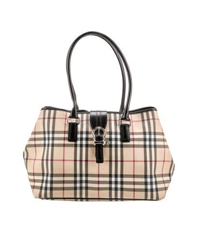 Burberry Nova Check Top Handle Bag