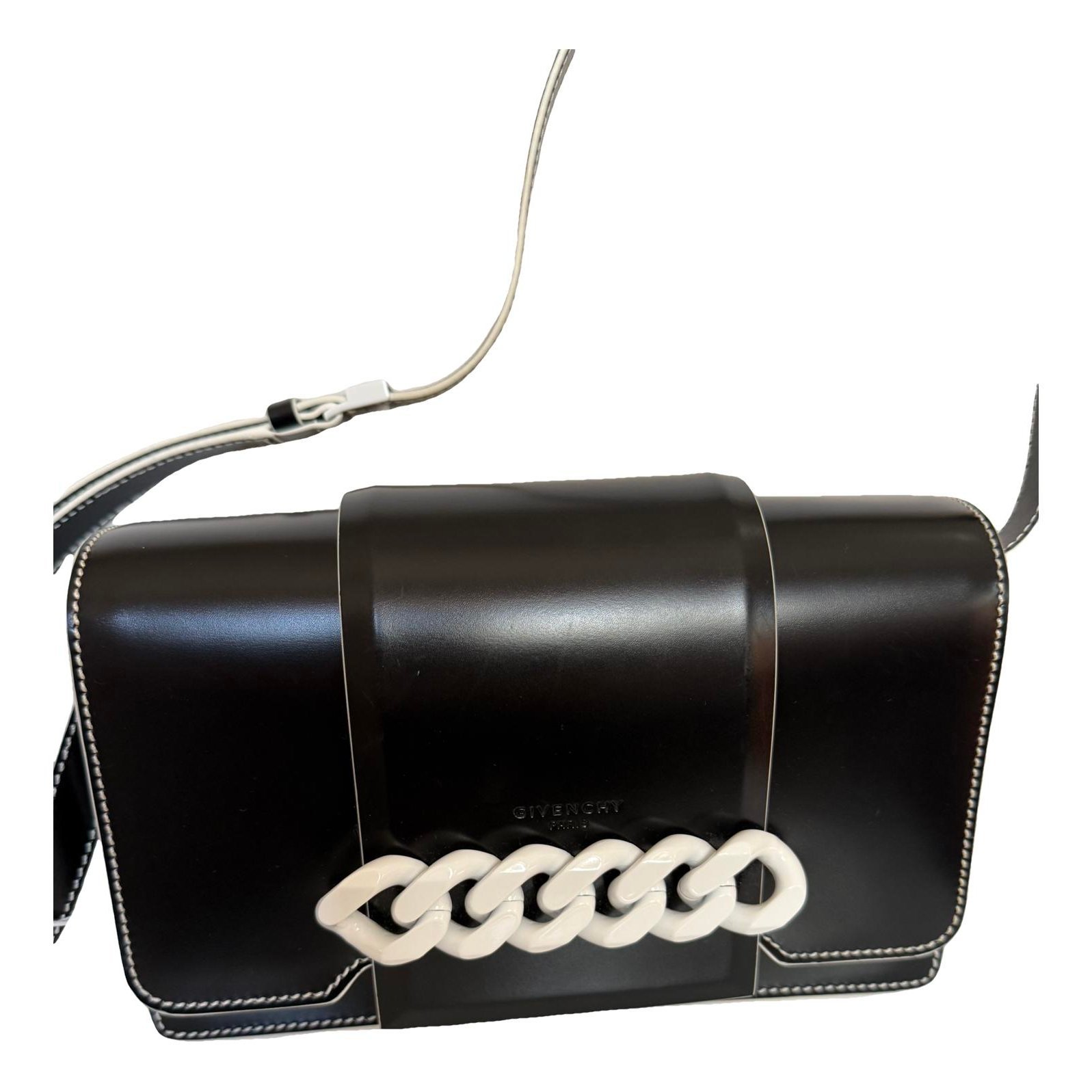 Infinity leather crossbody bag