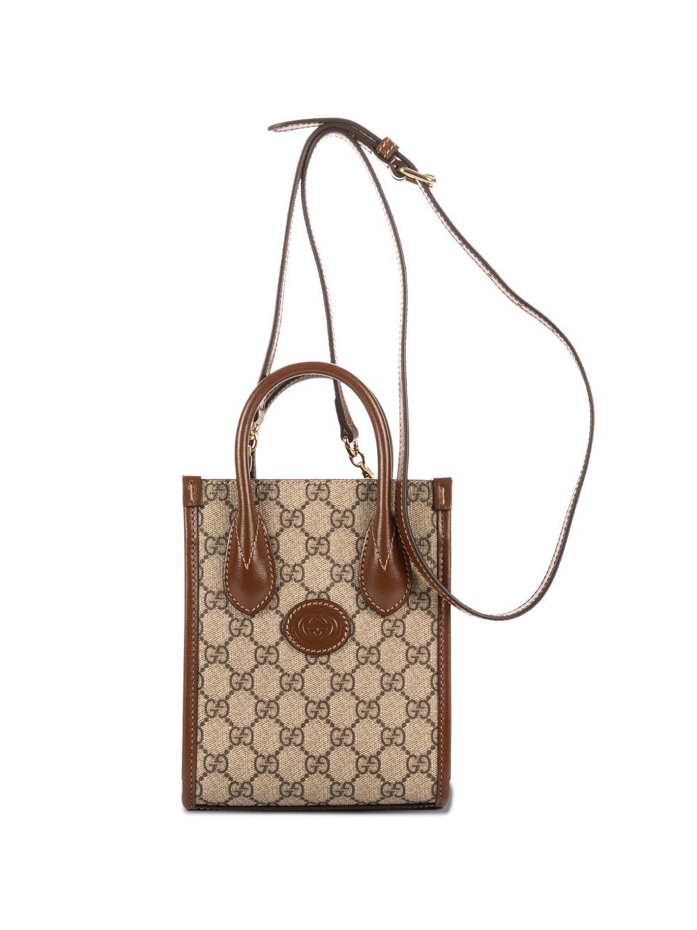 micro GG-canvas tote bag