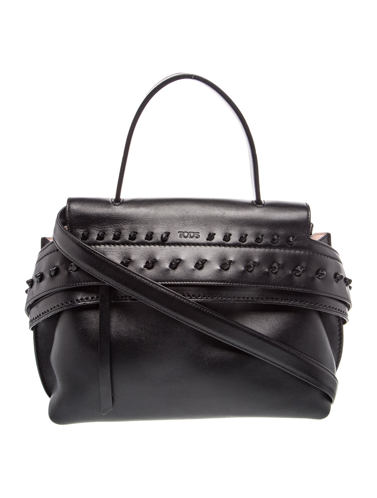 Leather Top Handle Bag
