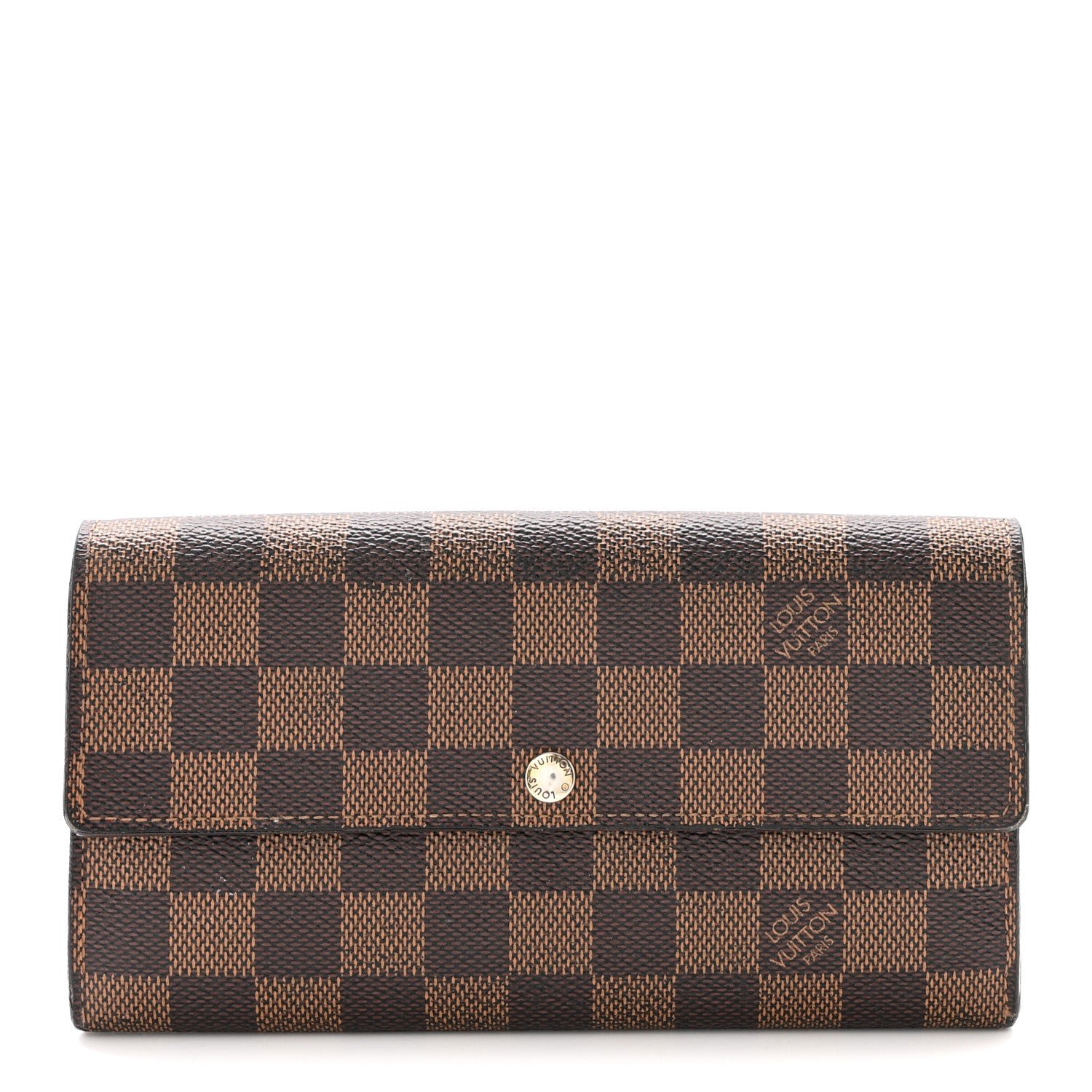 Louis Vuitton Damier Ebene Sarah Wallet