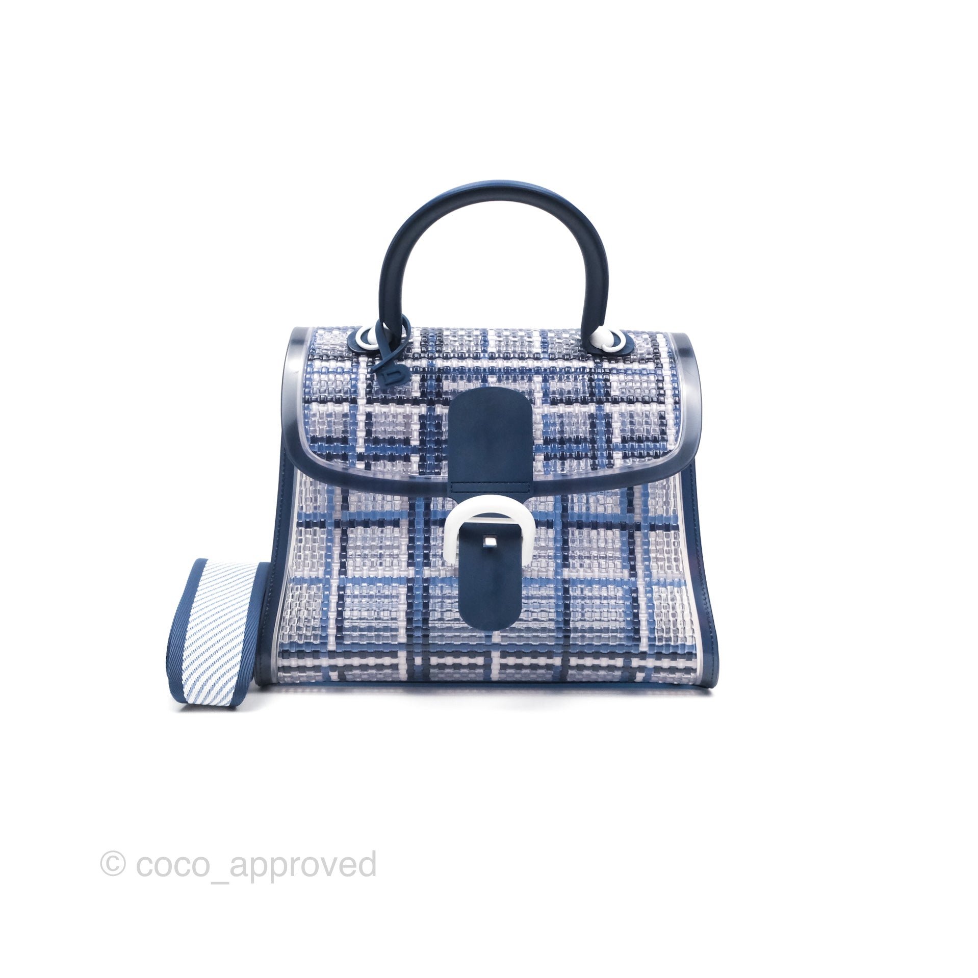 Delvaux Delvaux Brillant MM Bag PVC Navy