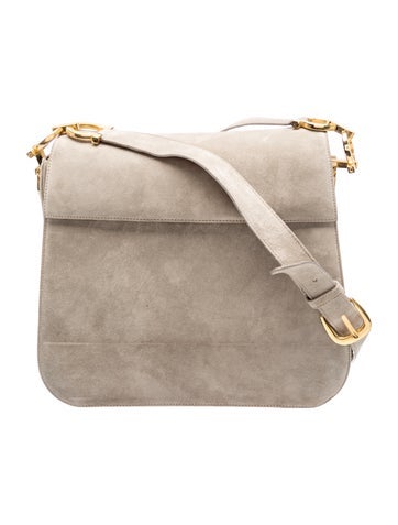 Suede Shoulder Bag Vintage
