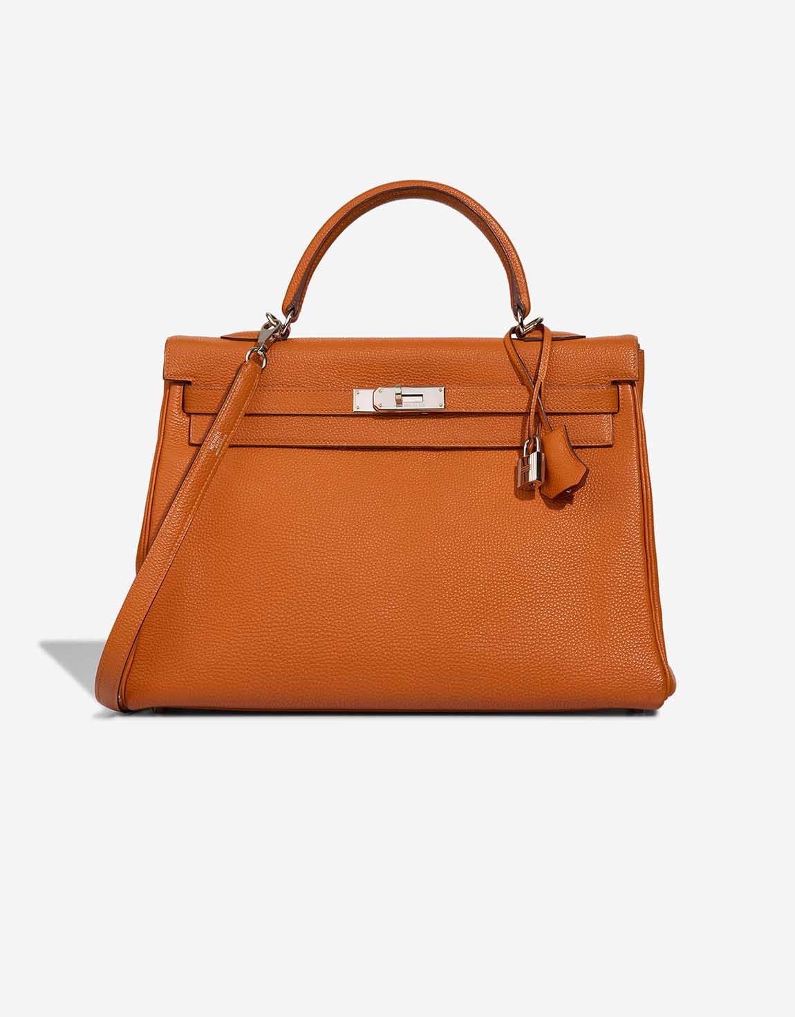 Hermes 
		Kelly 35 Togo Orange    