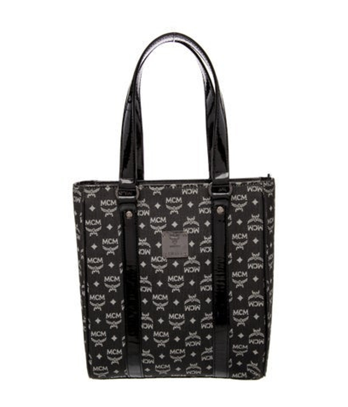 MCM Canvas Top Handle Bag