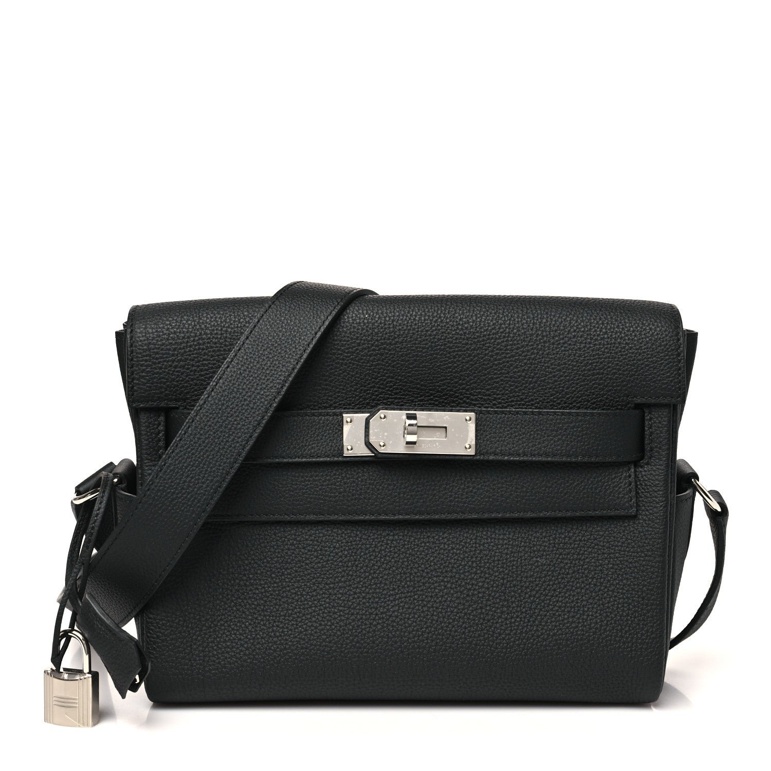 Hermes Togo Kelly Messenger PM Black
