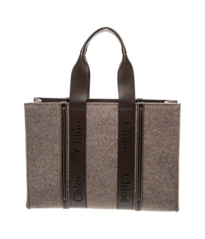 Chloe Wool Woody Ribbon Tote