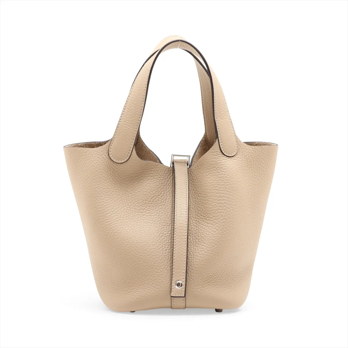 Hermès Picotin Lock 18 PM Taurillon Clemence Trench Silver Metal Fittings