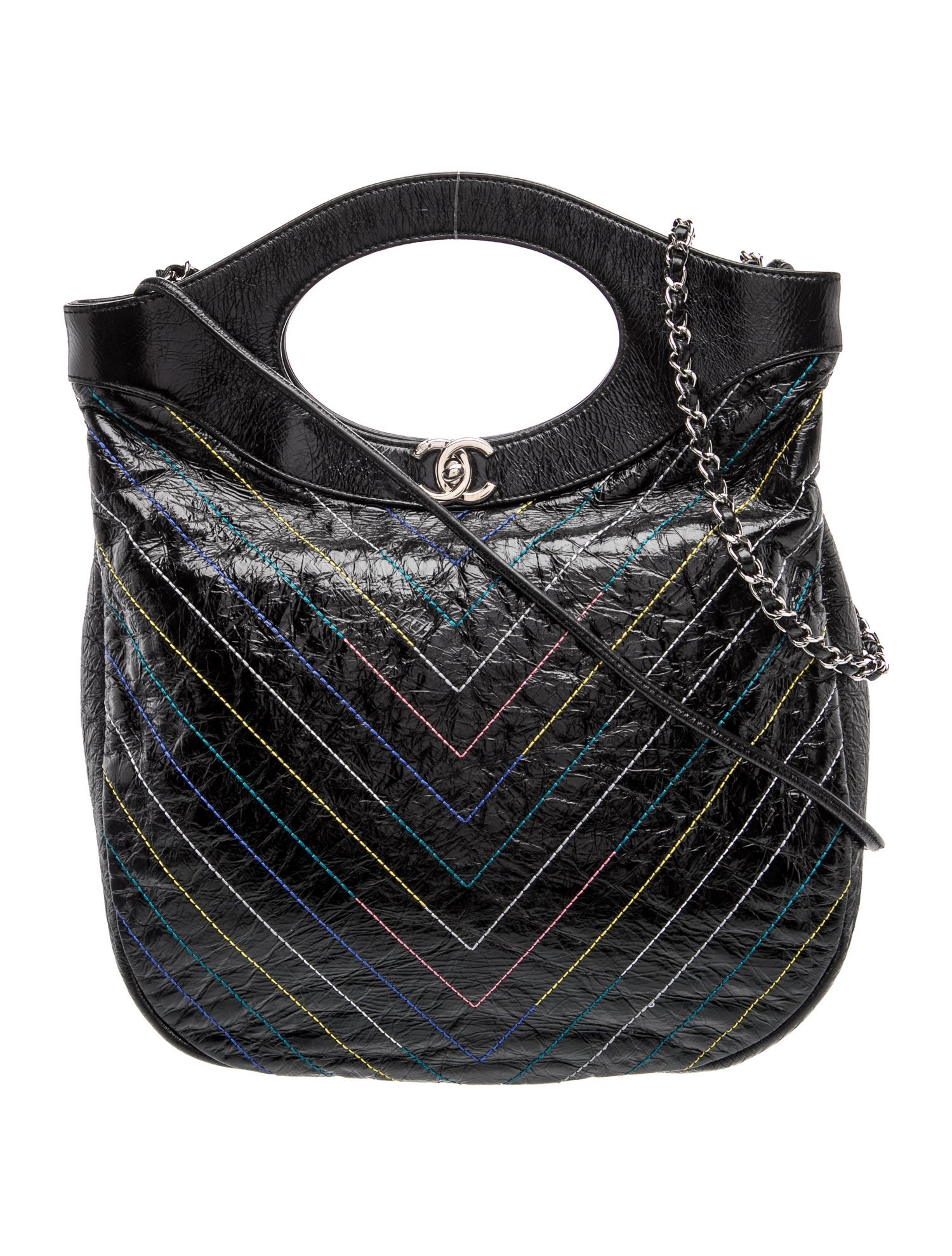 Small Chevron 31 Shopping Bag