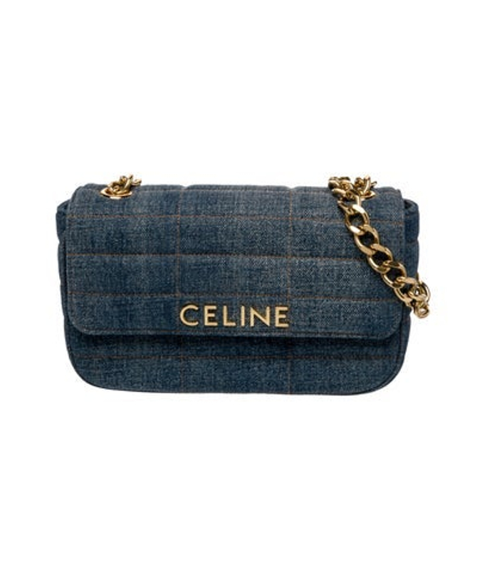 Celine Denim Shoulder Bag