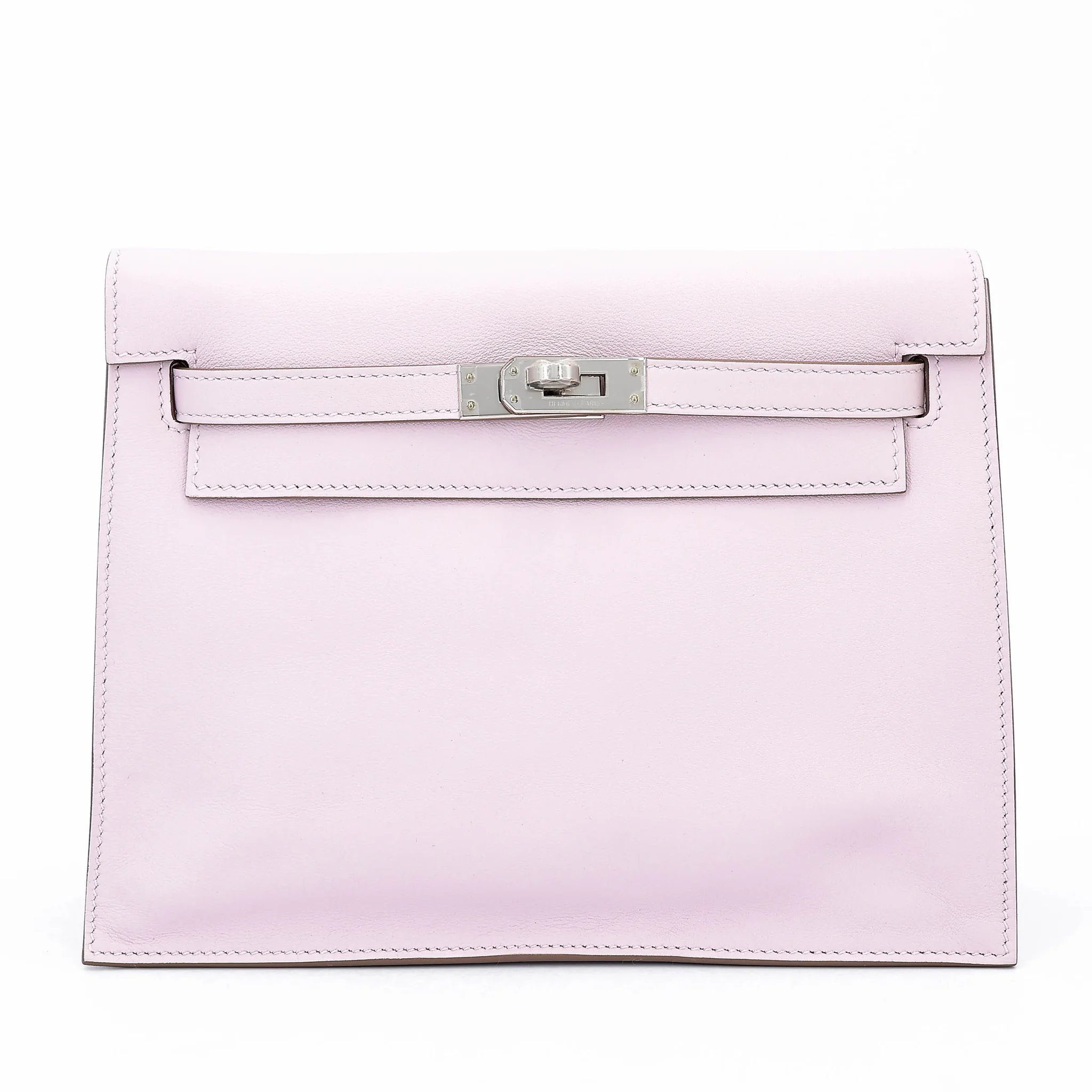 Excellent ( Rank SA ) HERMÈS Kelly Danse Mauve Pale (09) Swift Palladium hardware U (2022)