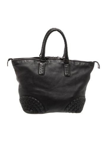 Intrecciato Top Handle Bag Vintage