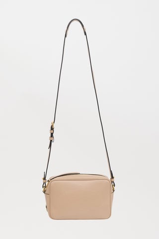 Glacé Leather Logo Camera Bag