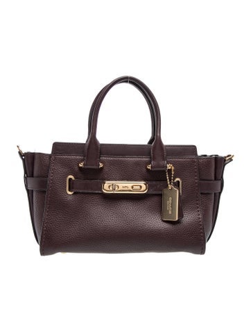 Leather Top Handle Bag