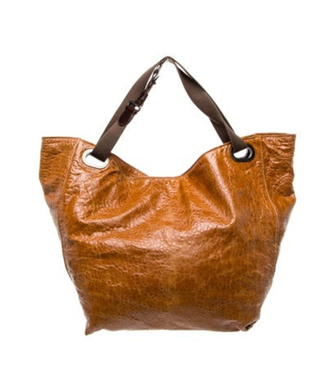 Marni Embossed Leather Hobo