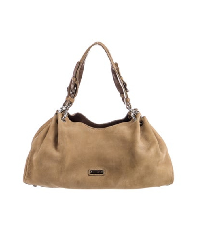 Moschino Suede Shoulder Bag
