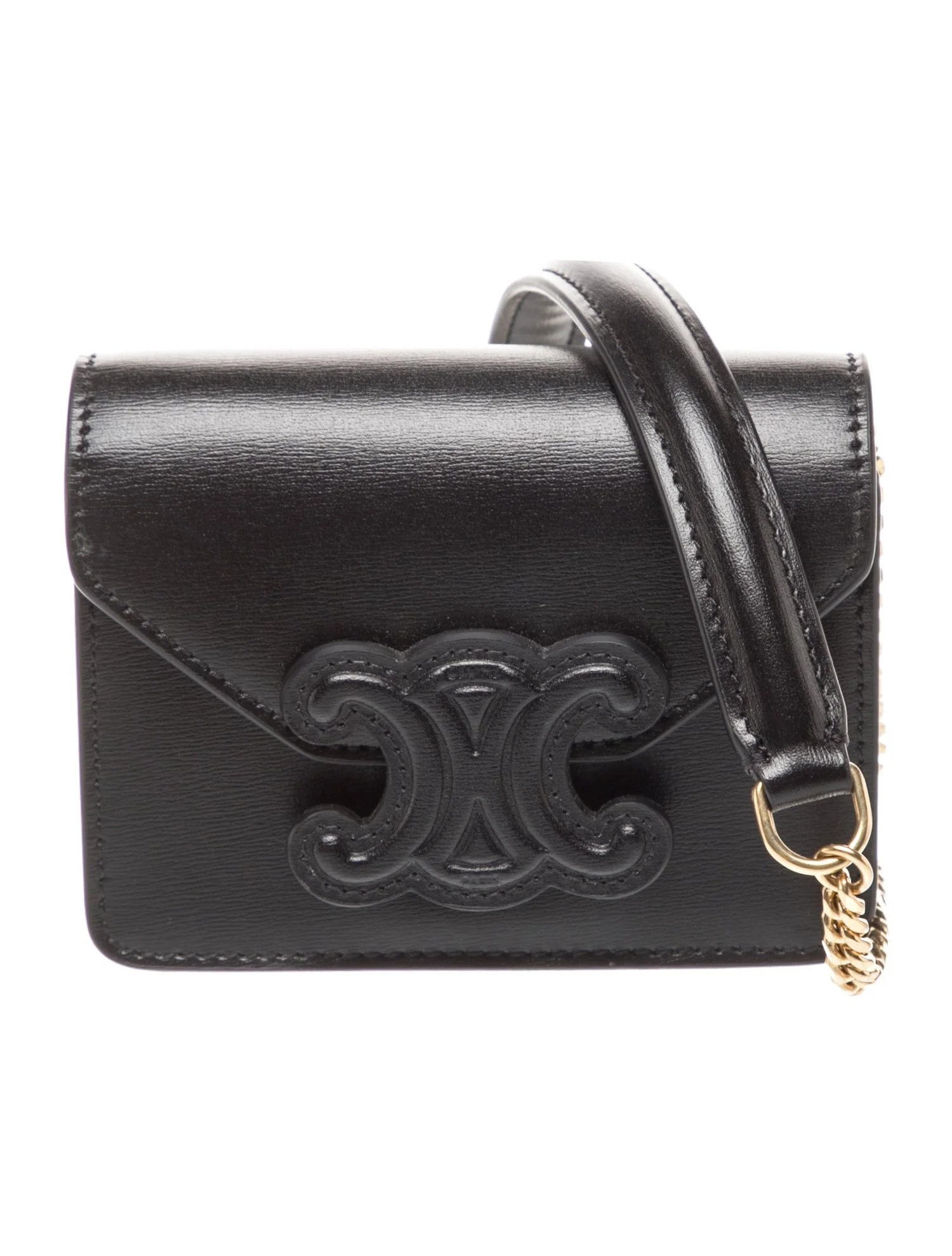 Triomphe Card Holder Wallet on Chain