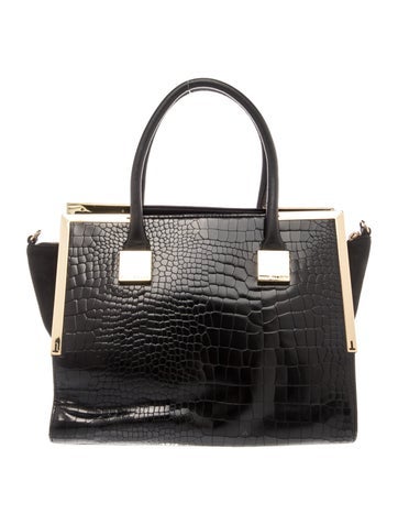Leather Top Handle Bag