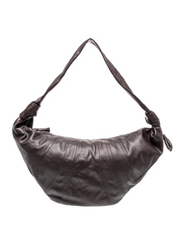Leather Croissant Bag Large