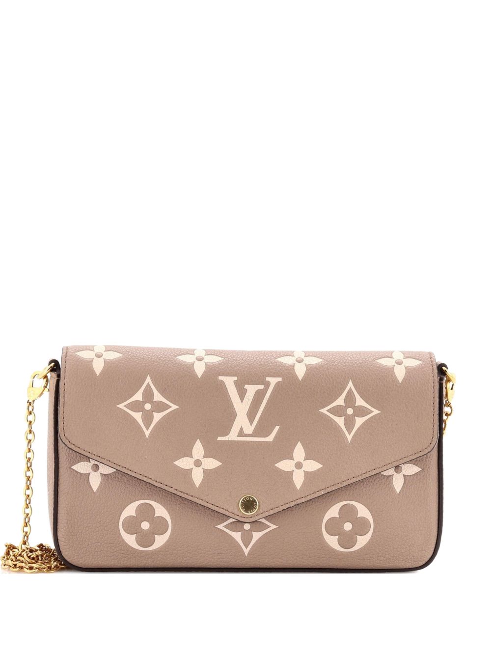 Louis Vuitton Felicie Pochette Bicolor Monogram Empreinte Giant crossbody bag