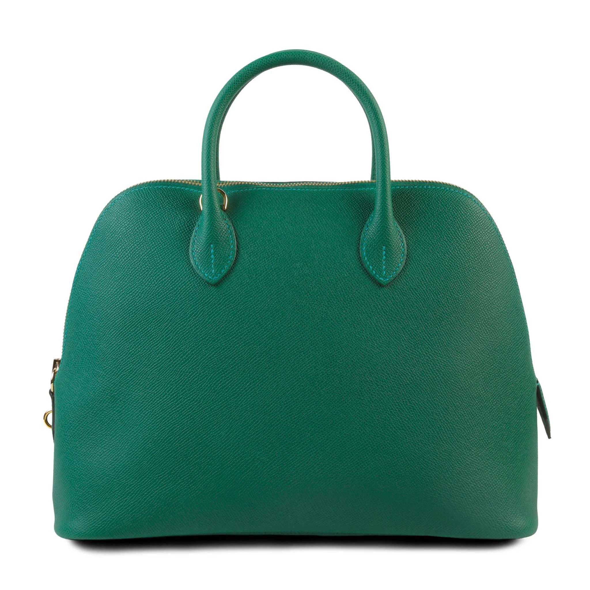 Unused ( Rank NS ) HERMÈS Bolide 1923 - 30 Vert Moyen (65) Epsom Gold hardware W (2024)