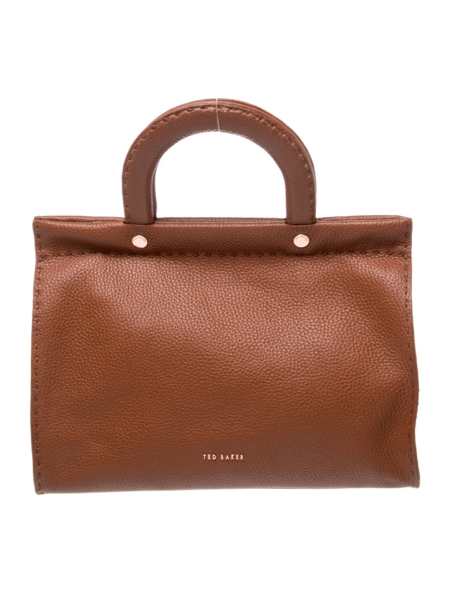 Leather Top Handle Bag