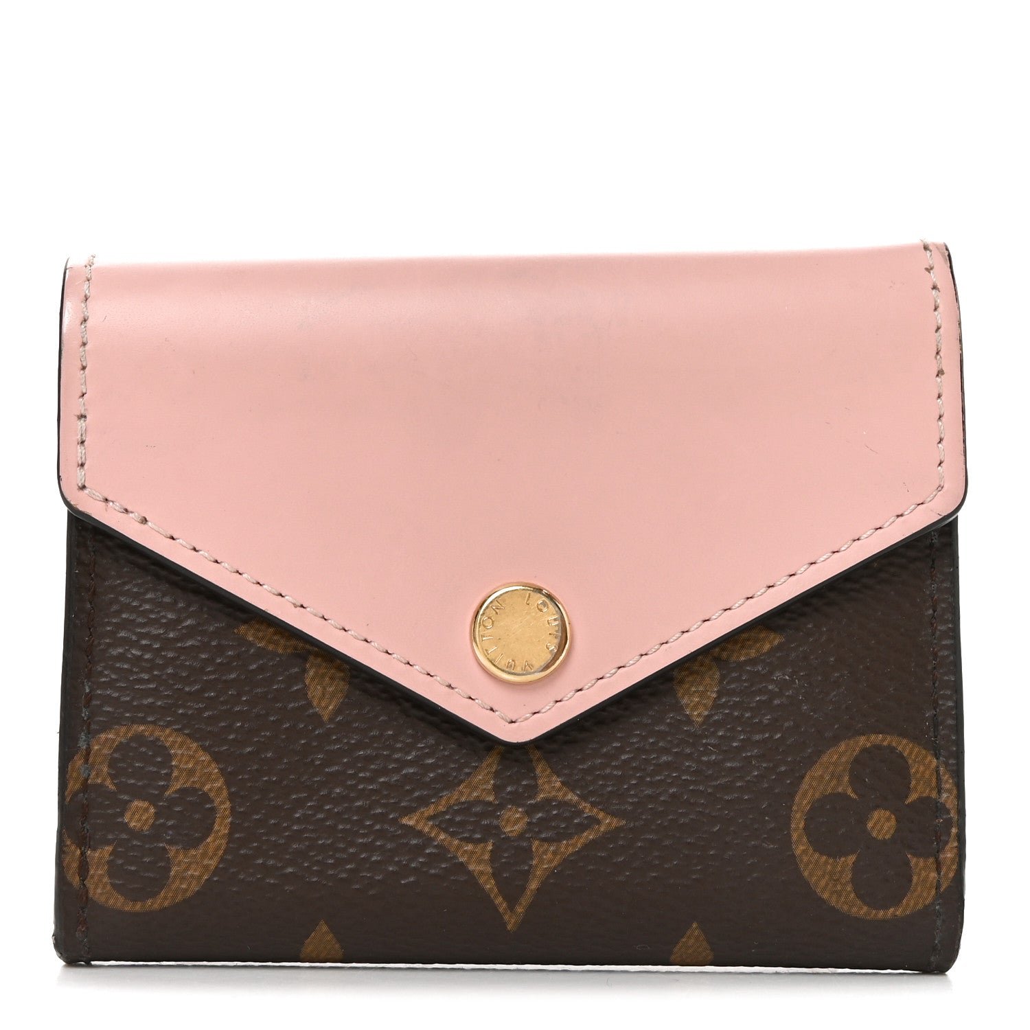 Louis Vuitton Monogram Zoe Wallet Rose Ballerine